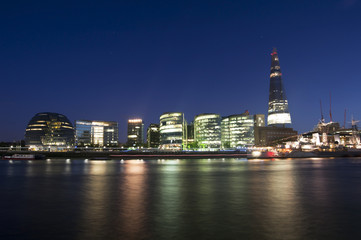 Fototapeta na wymiar London Skyline at night