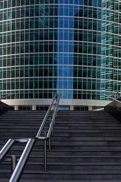 staircase to office building