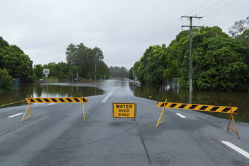 Flooded road