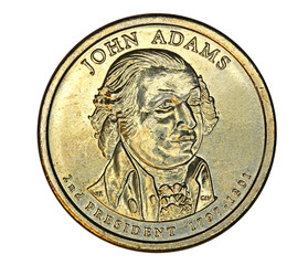 John Adams dollar coin