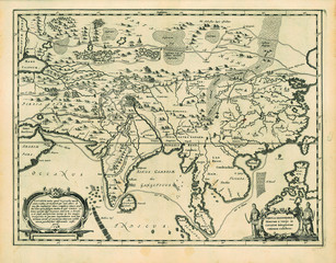Obraz na płótnie Canvas Stara mapa