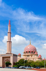 Putra Mosque at Putrajaya, Malaysia