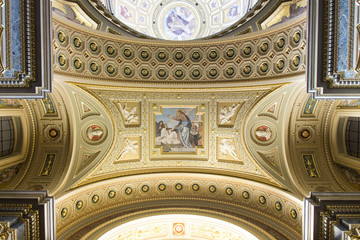 St. Stephen's Basilica, Jesus fresco - Powered by Adobe