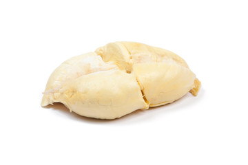 Durian, tropical fruit isolate on white background