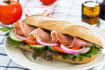 Prosciutto sandwich
