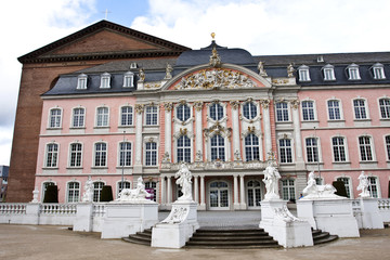 The prince electors palace and the roman basillica in Trier