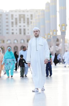 Muslim walking