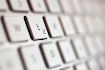 Eurotaste auf einer Tastatur