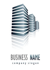Business logo scraper glossy design - 42427083