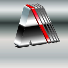Logo A Streifen rot