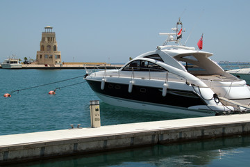 Fototapeta premium Yacht in El Gouna