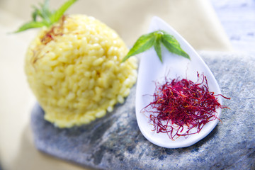 food combinations, saffron rice.