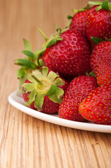 red strawberries