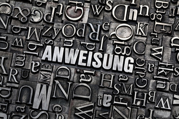 anweisung