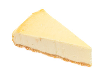 Cheesecake isolated on white background