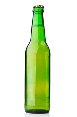 green bottle of beer