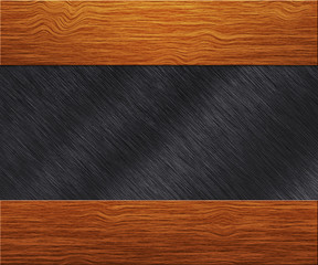 Wood on Metal