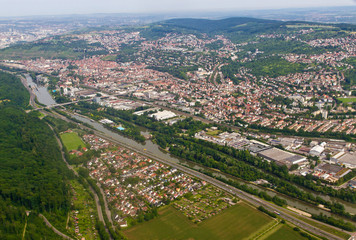 Luftaufnahme - Neckartal