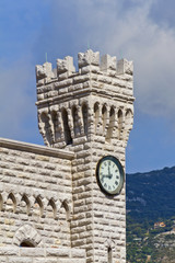 Fototapeta na wymiar Clock Towers. Prince's Palace of Monaco