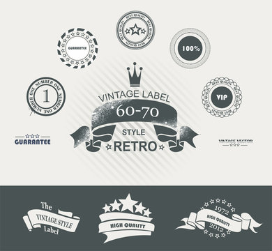 Vintage Styled Premium Quality Labels