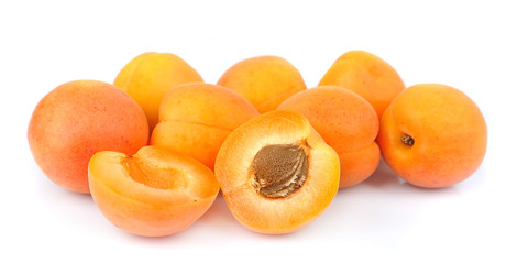 Heap ripe apricot