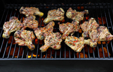 Grilling Chicken Legs