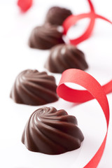 チョコレートとリボン