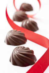 チョコレートとリボン