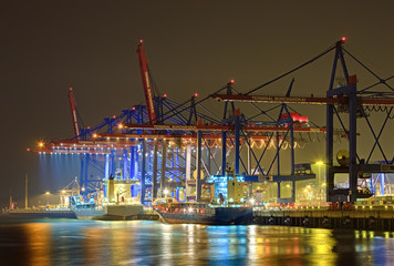 Containerhafen in Hamburg