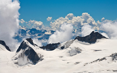 Fototapeta na wymiar Montenvers & Mer de Glace, Chamonix-Mont-Blanc. Alpy.