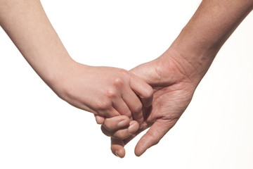 Couple, holding hands