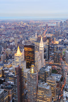 New York City Manhattan downtown