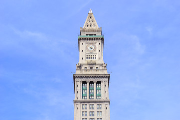 Fototapeta na wymiar Wieża zegarowa w Bostonie