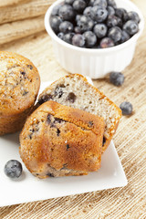 Fresh Homemade blueberry Muffin