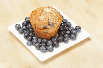 Fresh Homemade blueberry Muffin