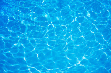 Obraz na płótnie Canvas Blue water in swimming pool