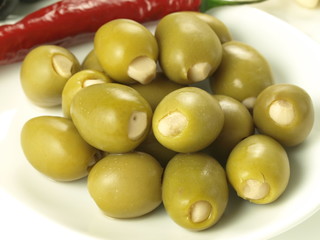 Green olives
