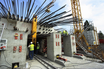 processes scene of civil engineering construction