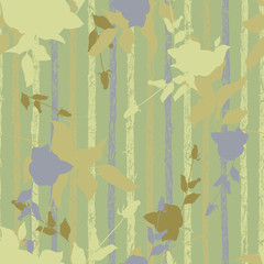 Vivid repeating floral