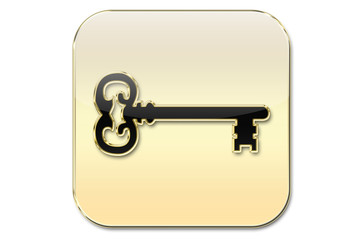 Botón oro llave