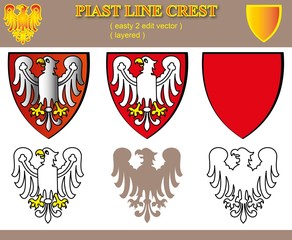 Piast Line Crest / Herb Rodu Piastów