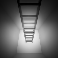 Ladder leading up