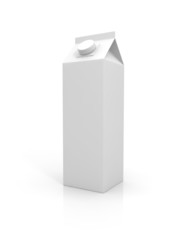 Blank milk package