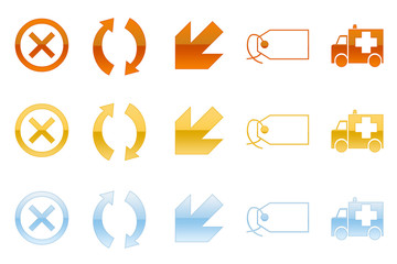 Iconos varios colores