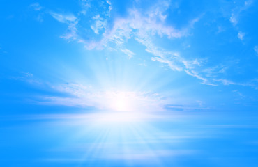 blue sunset