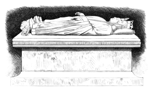 Medieval Gisant - Grabfigur - Recumbent Effigy