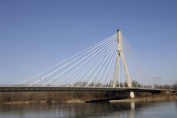 Fototapeta na wymiar Most Syreny w Warszawie