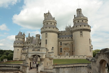 Fototapeta na wymiar Chateau de Pierrefonds,Oise