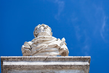 emperor bust in classic Roman style