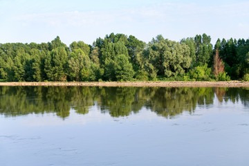 Loire river near Orleans city, France